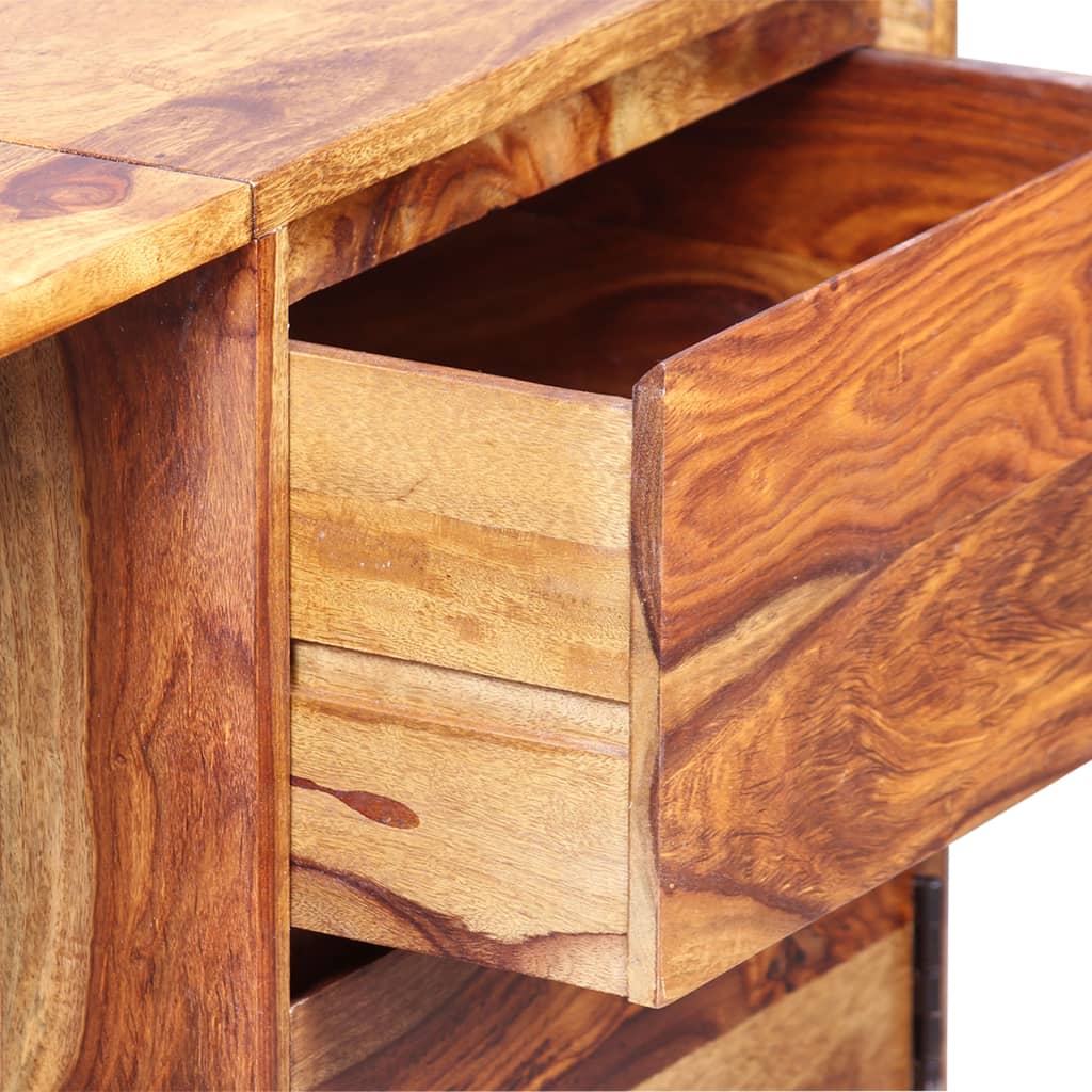 Writing Desk Honey Brown Solid Sheesham Wood Medium Writing Desk