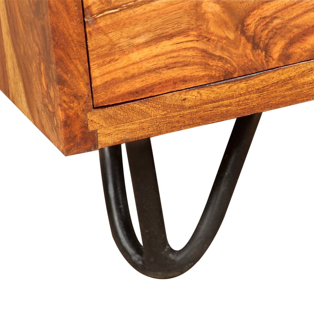 Writing Desk Honey Brown Solid Sheesham Wood Medium Writing Desk