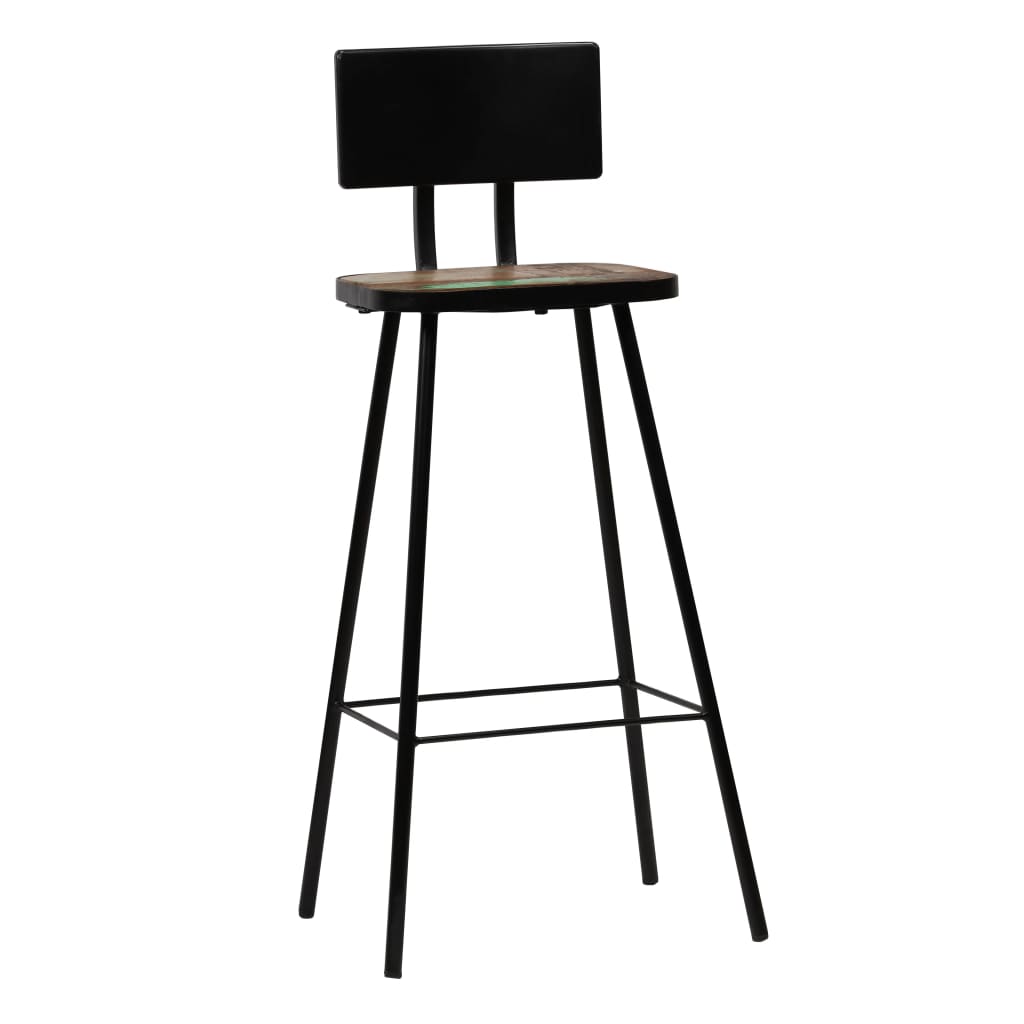 Bar Chair Set Of 2 Multicolor