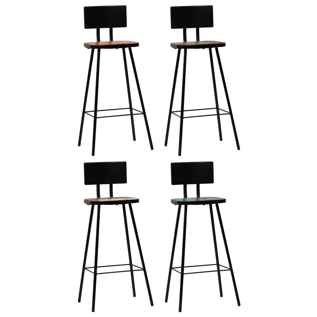 Bar Chair Set Of 2 Multicolor