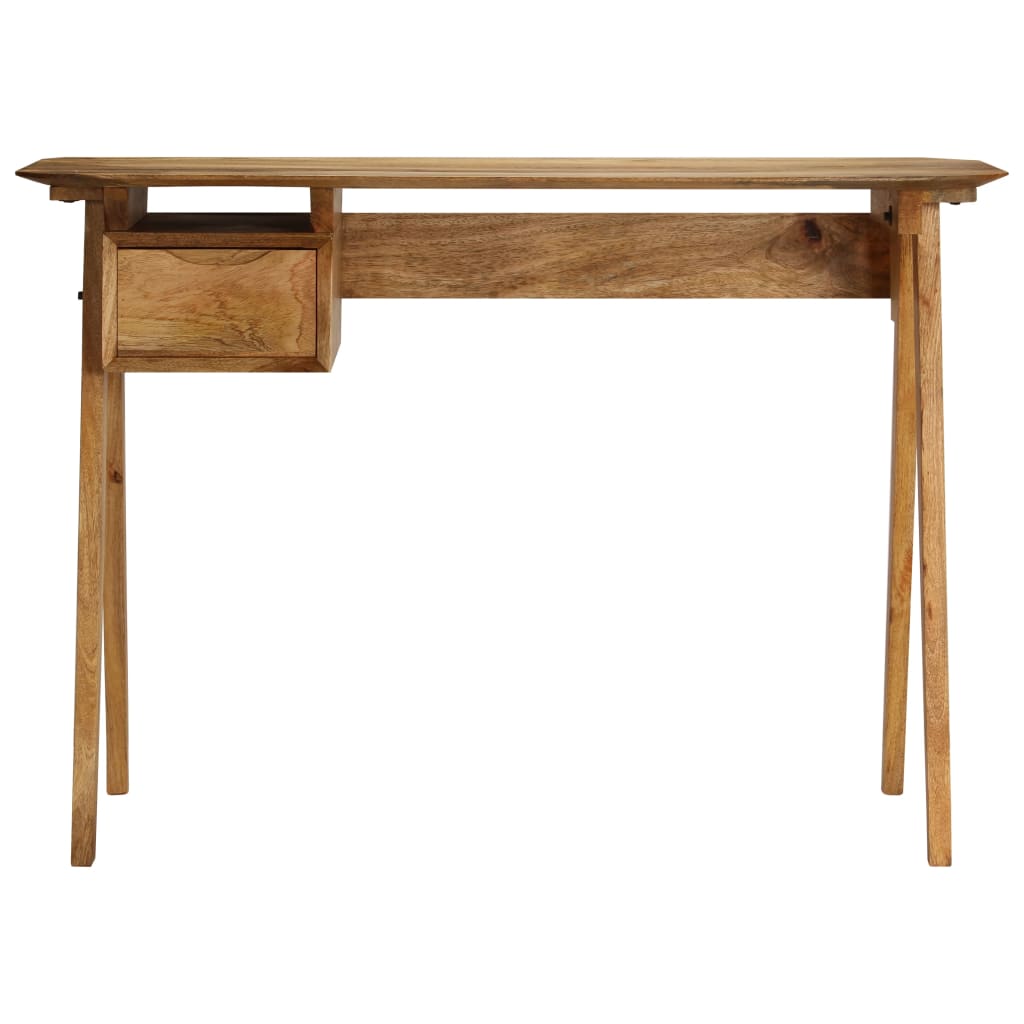 Writing Desk Natural Mango Wood Solid Mango Wood Medium