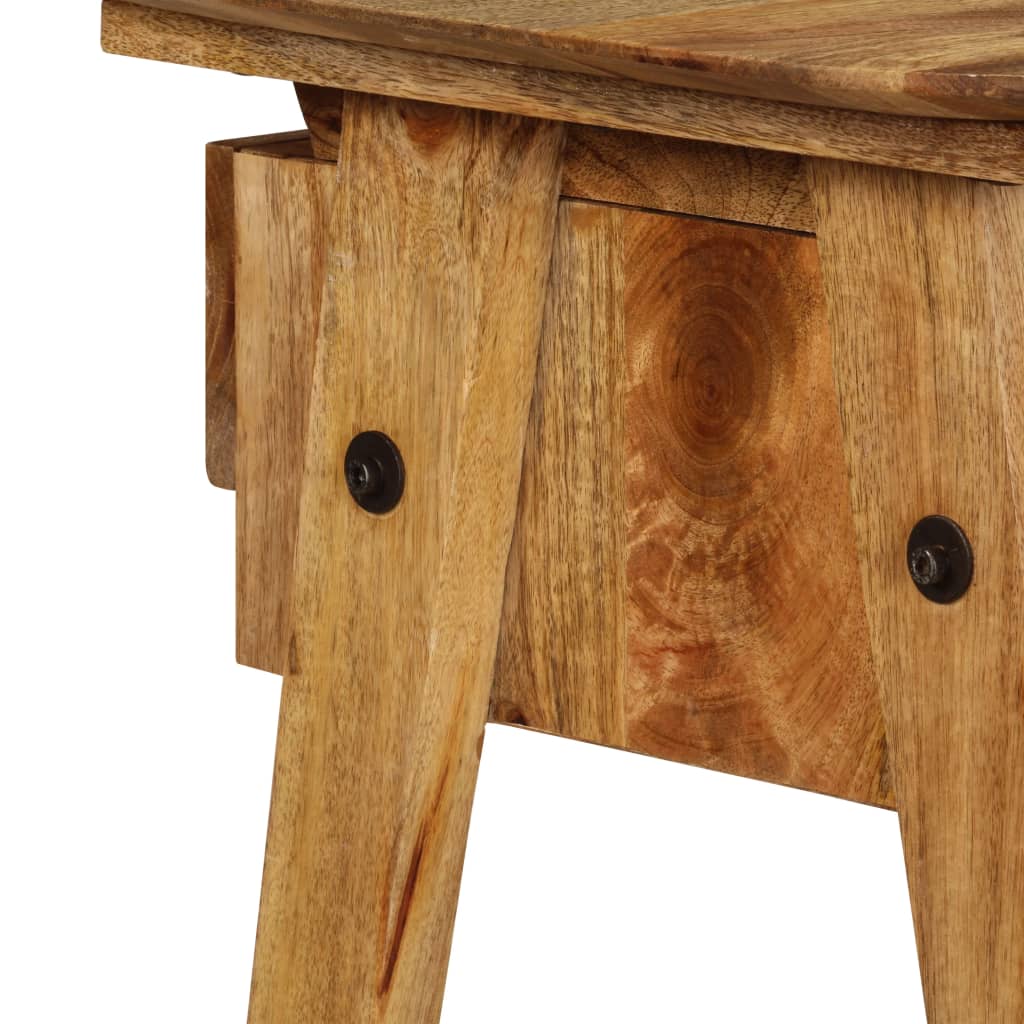 Writing Desk Natural Mango Wood Solid Mango Wood Medium