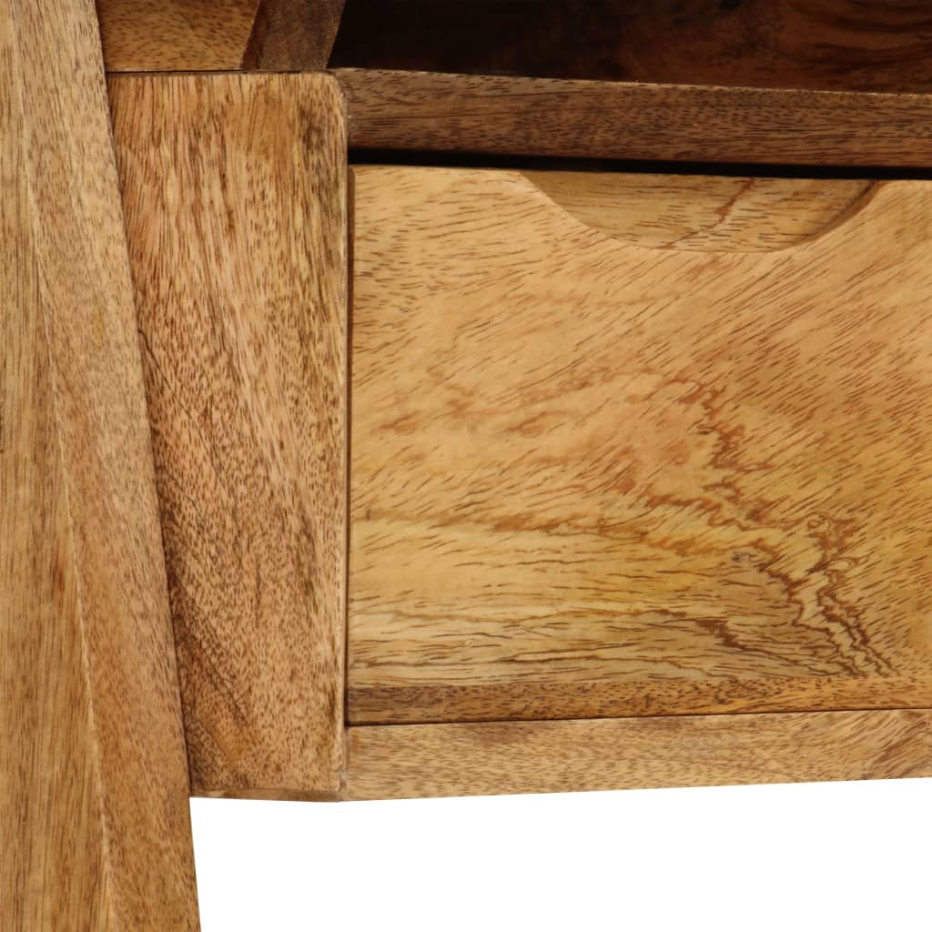 Writing Desk Natural Mango Wood Solid Mango Wood Medium