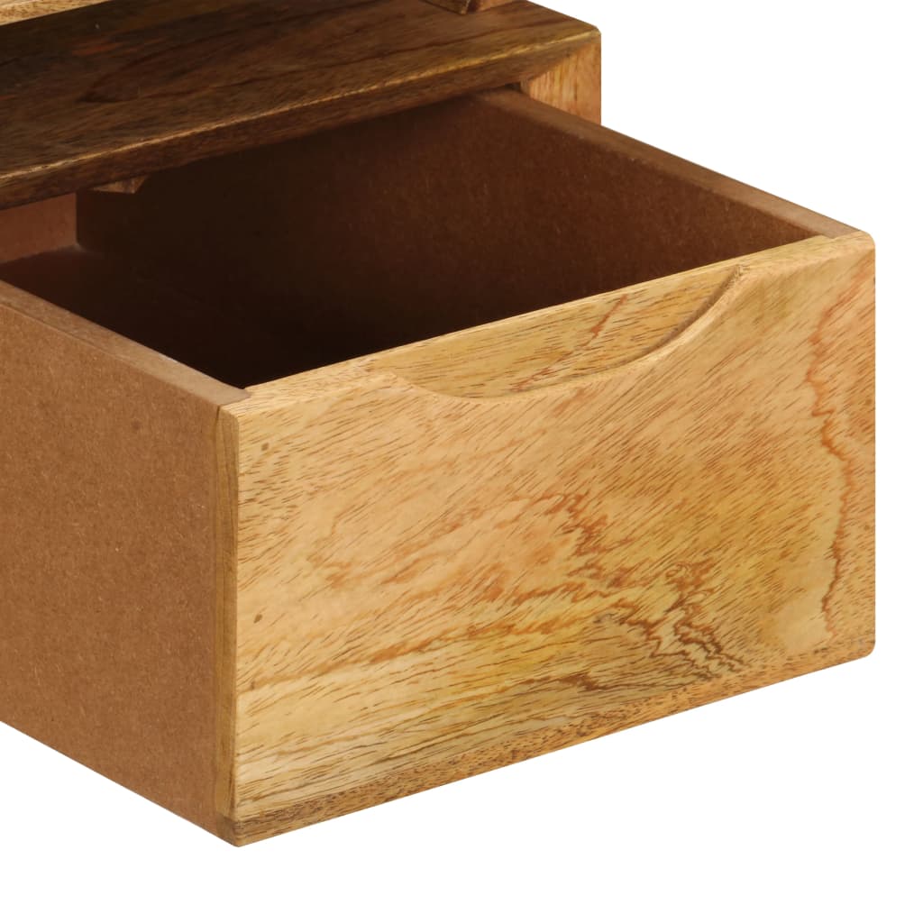 Writing Desk Natural Mango Wood Solid Mango Wood Medium