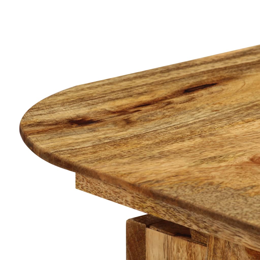 Writing Desk Natural Mango Wood Solid Mango Wood Medium