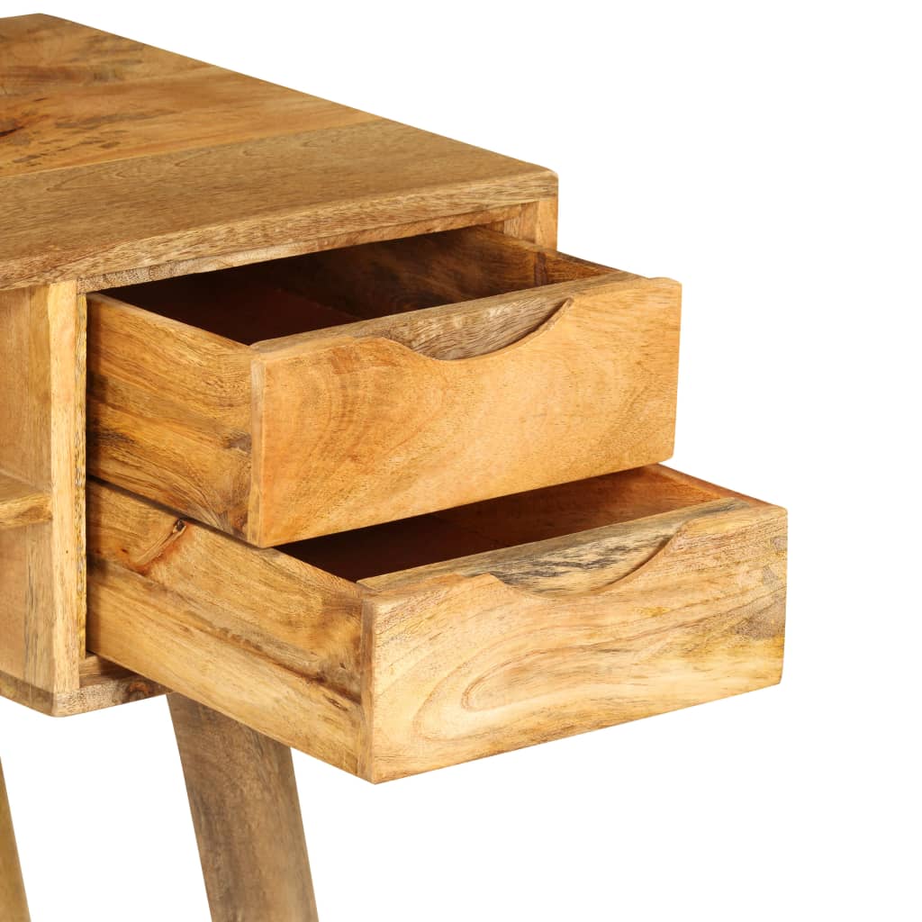 Writing Desk Varies By Piece Solid Mango Wood 45.3 X 18.5 X 29.9 In