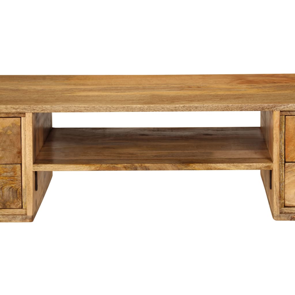 Writing Desk Varies By Piece Solid Mango Wood 45.3 X 18.5 X 29.9 In
