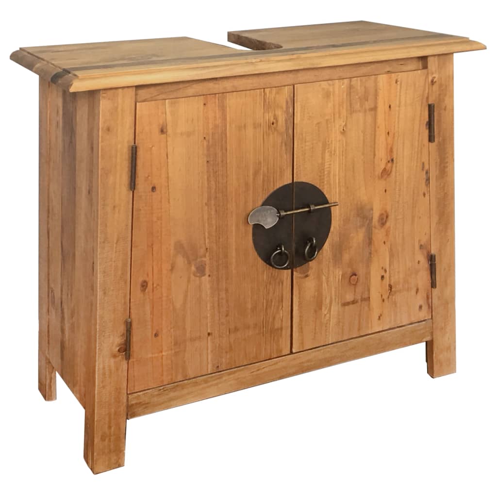 Bathroom Set Solid Recycled Pinewood Medium Bathroom Set