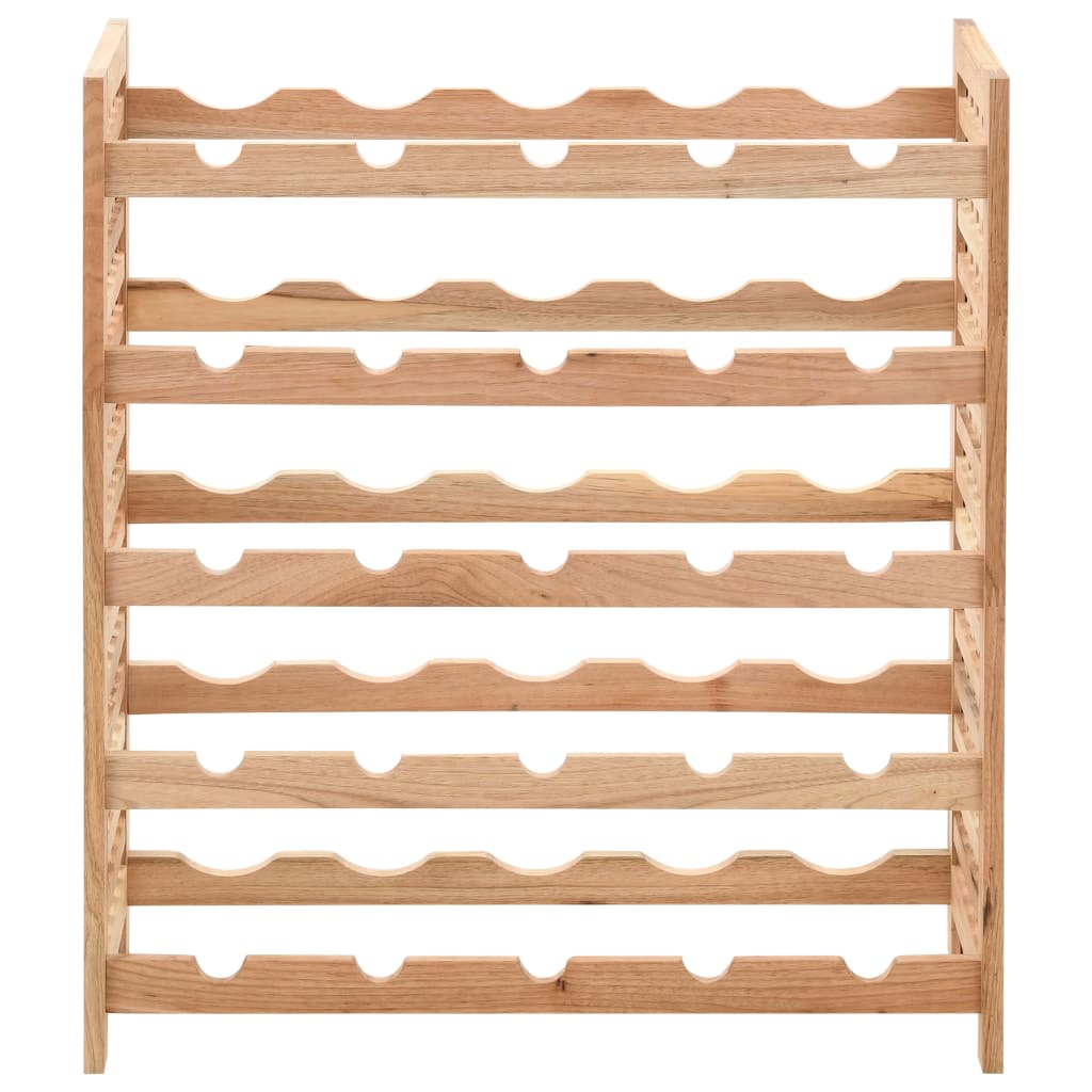 Wine Rack For 25 Bottles Solid Walnut Wood 24.8"X9.8"X28.7"