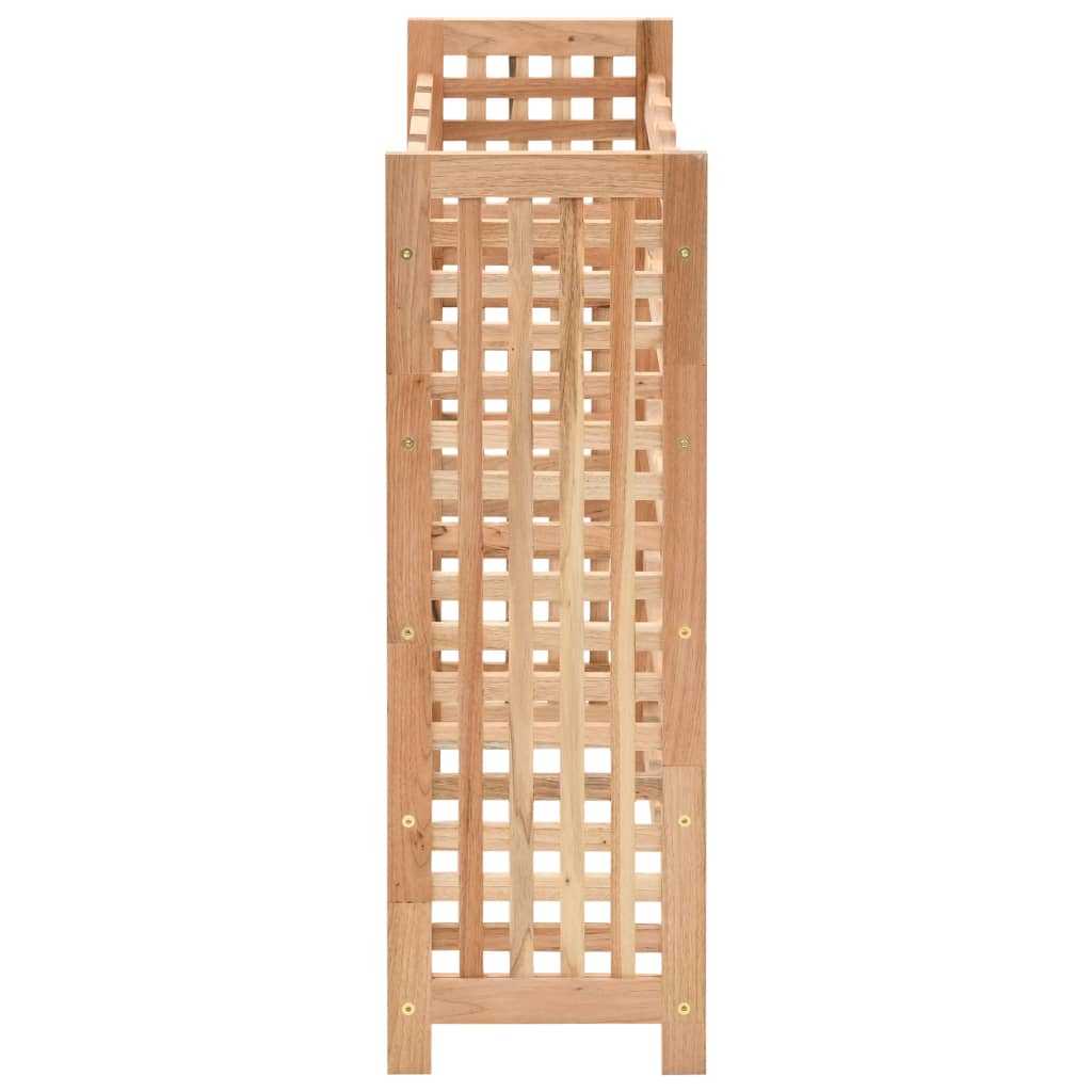 Wine Rack For 25 Bottles Solid Walnut Wood 24.8"X9.8"X28.7"