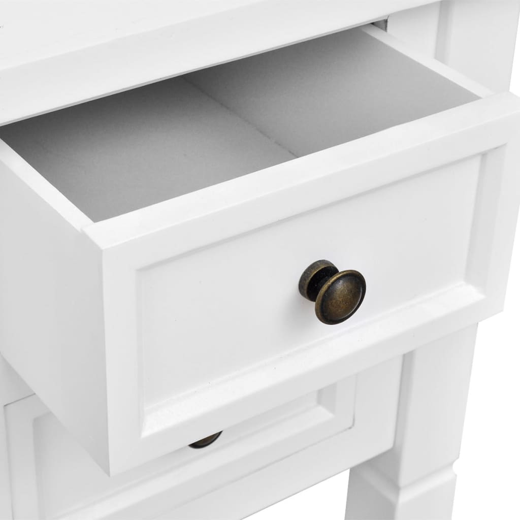 Writing Desk Mdf And Pine Wood 43.1 In × 17.7 In × 30.5 In