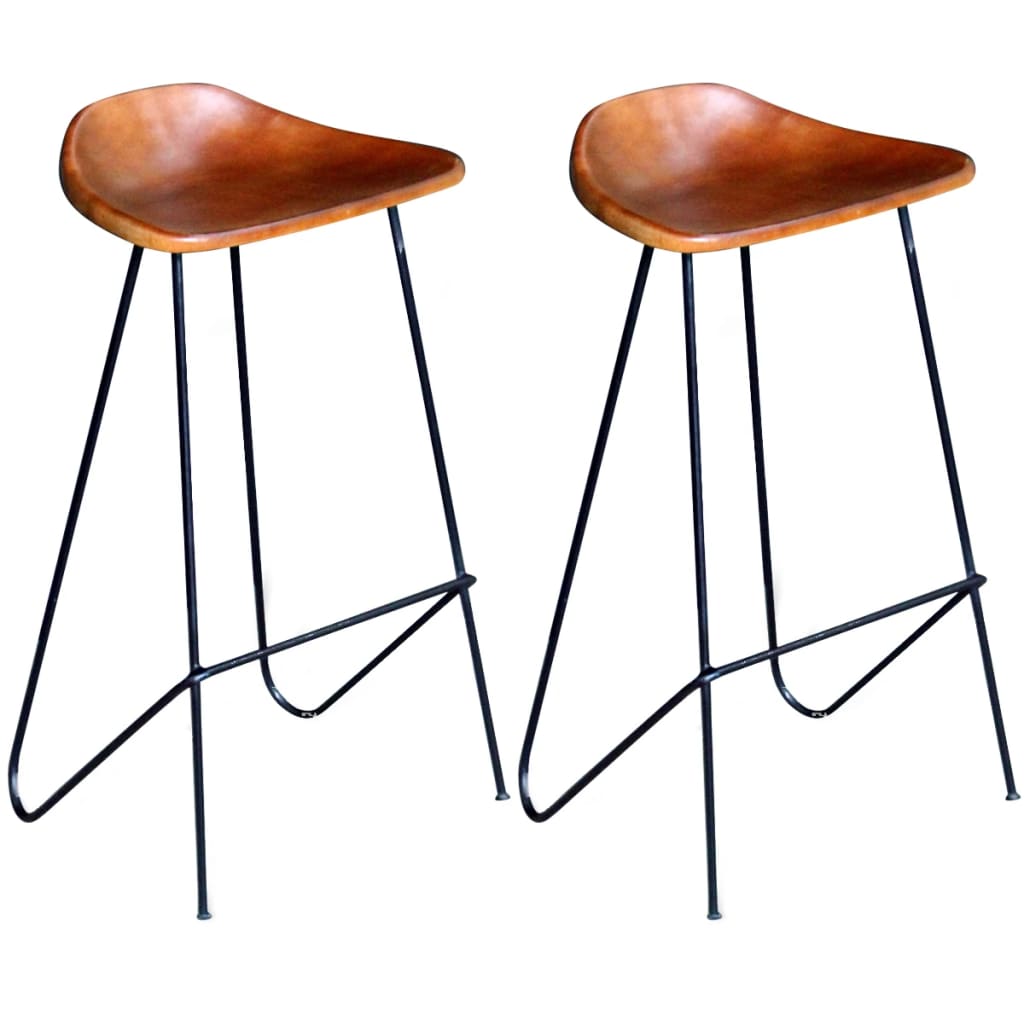 Bar Stools Set Of 2 And Black