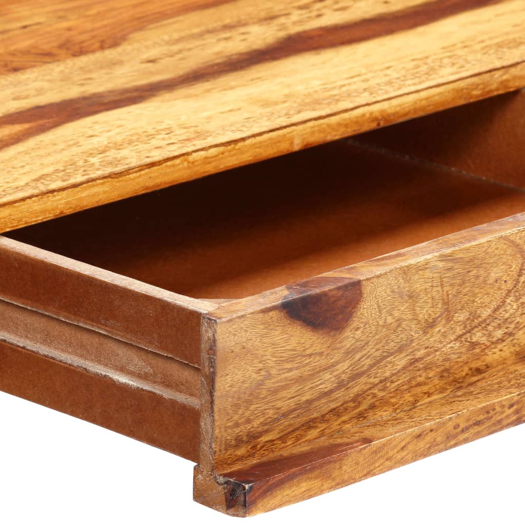 Writing Desk Brown Solid Sheesham Wood Medium Writing Desk