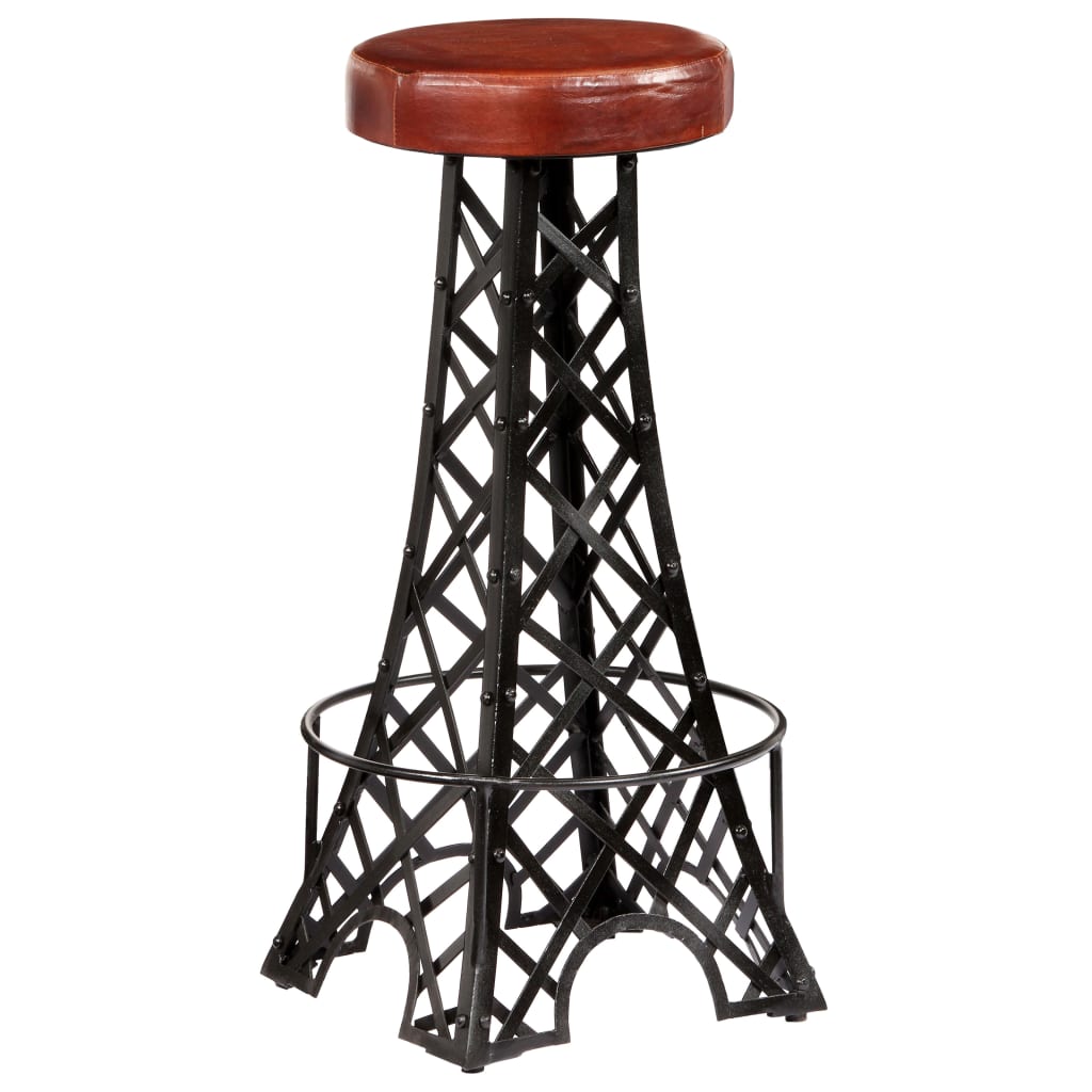 Bar Stool Set Of 2 And Black