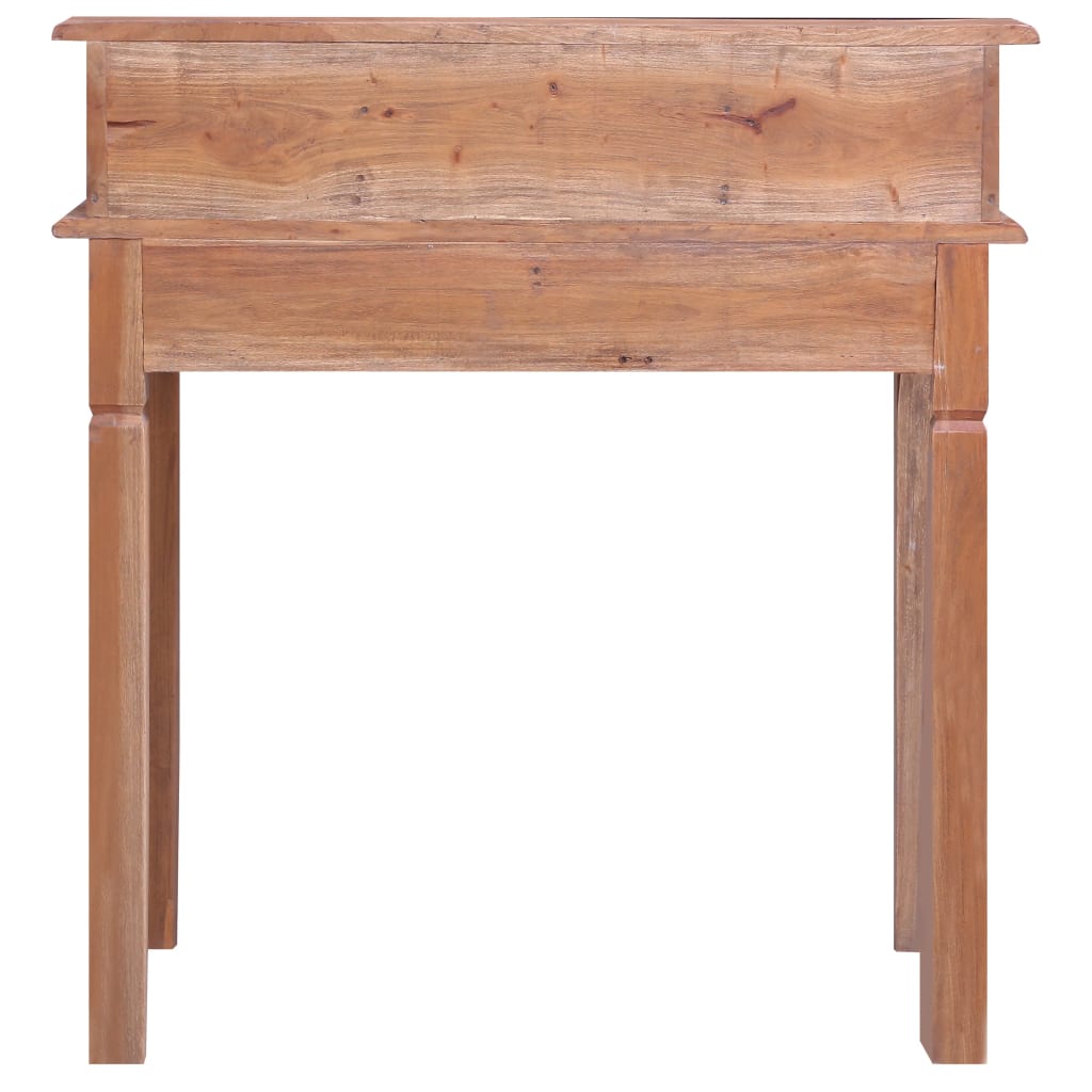 Writing Desk Warm Solid Mahogany Wood Medium Writing Desk