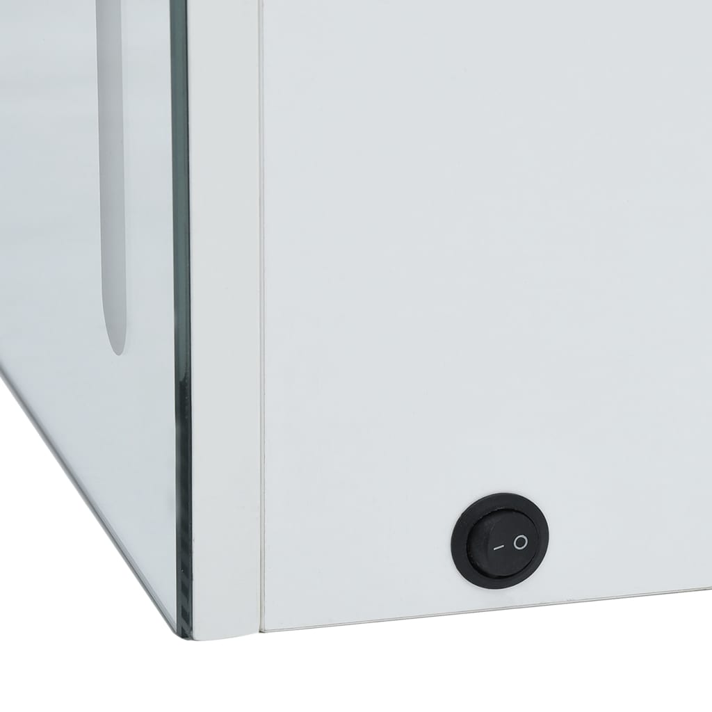Bathroom Cabinet White And Silver