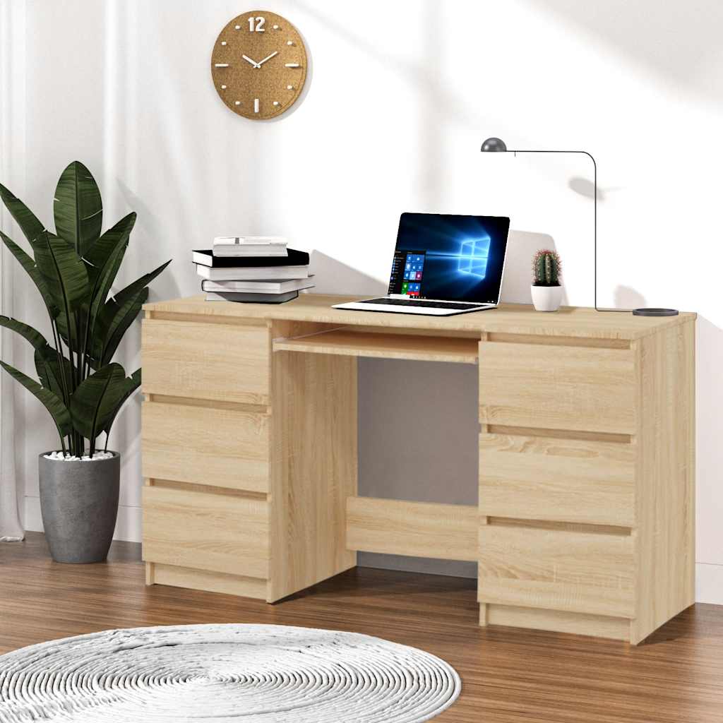 Writing Desk Engineered Wood Medium Durable Writing Desk