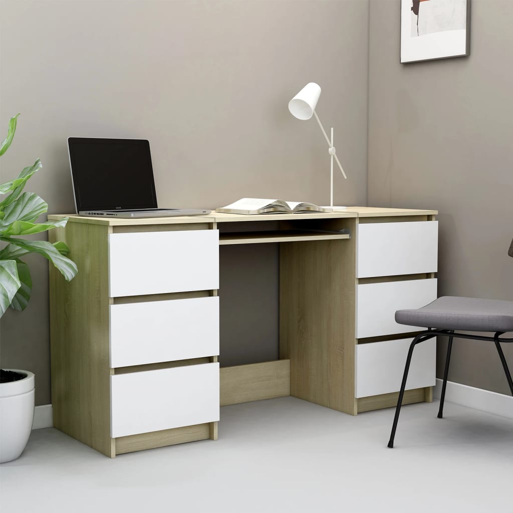 Writing Desk Engineered Wood Medium Durable Writing Desk