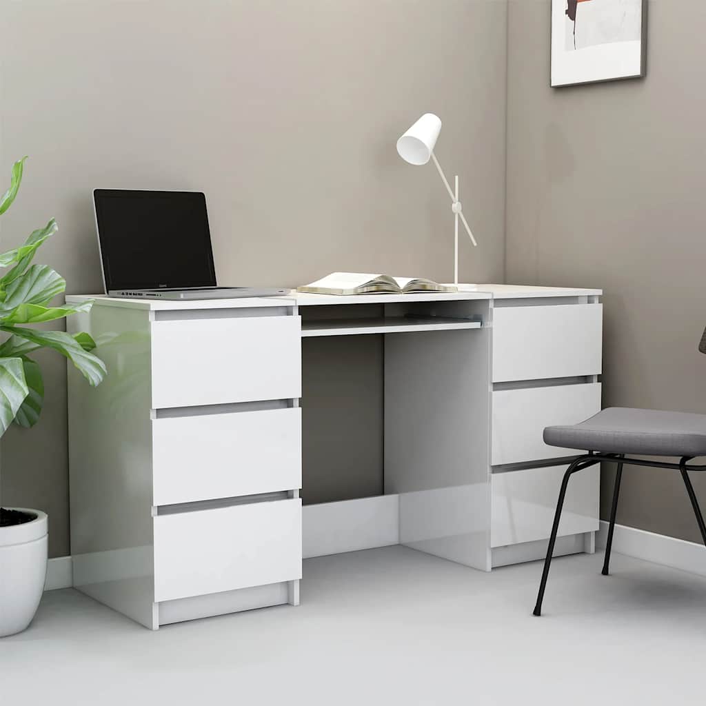 Writing Desk Engineered Wood Medium Durable Writing Desk