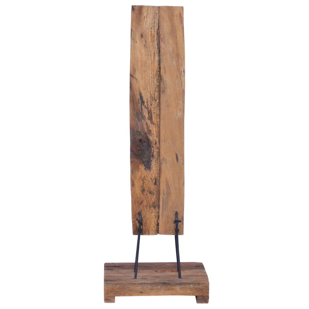 Wine Rack For 6 Bottles 13.8"X13.8"X39.4" Solid Teak Wood
