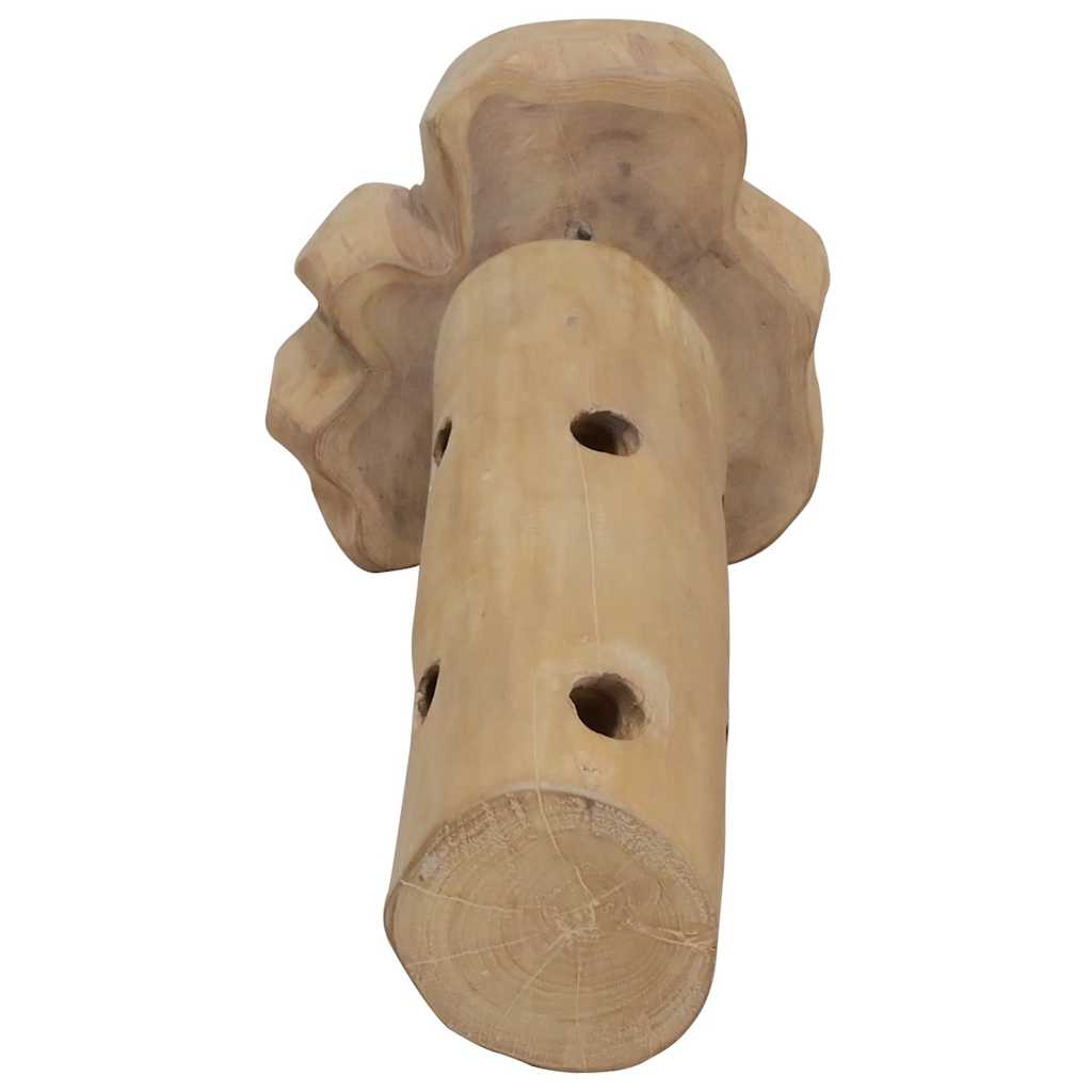 Wine Rack For 8 Bottles 15.7"X11.8"X31.5" Solid Teak Wood