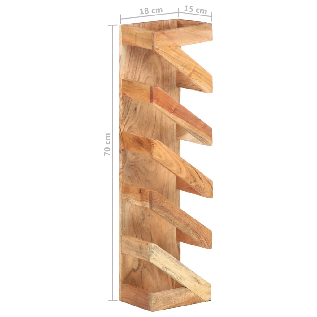 Wine Rack For 5 Bottles