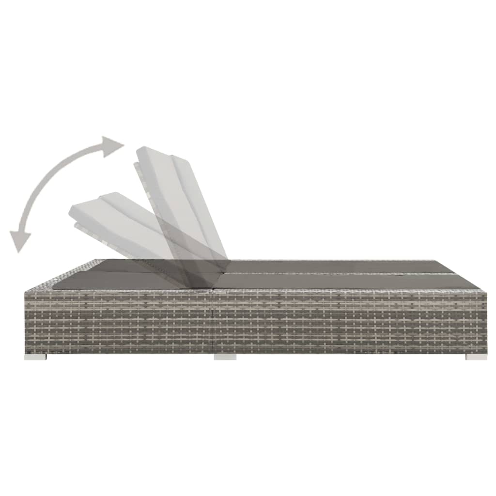 Sun Lounger Grey