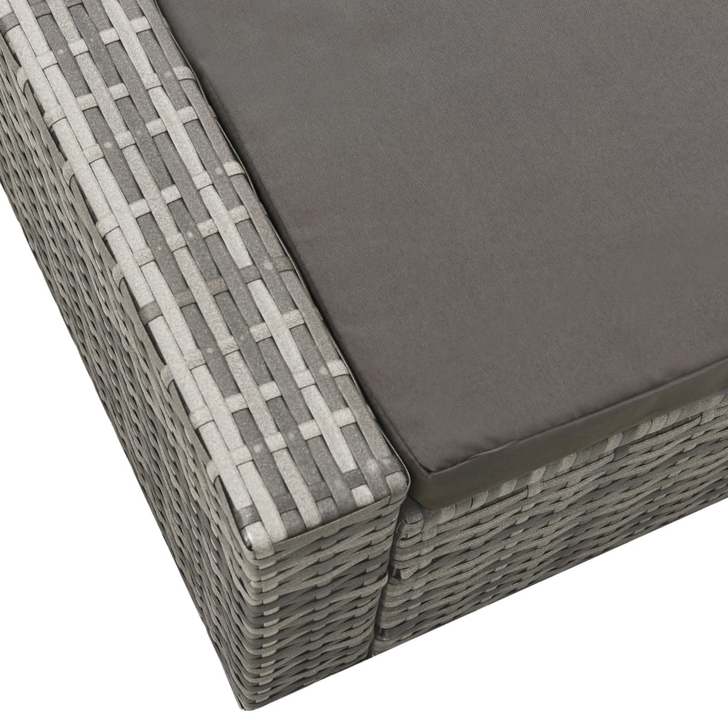 Sun Lounger Grey
