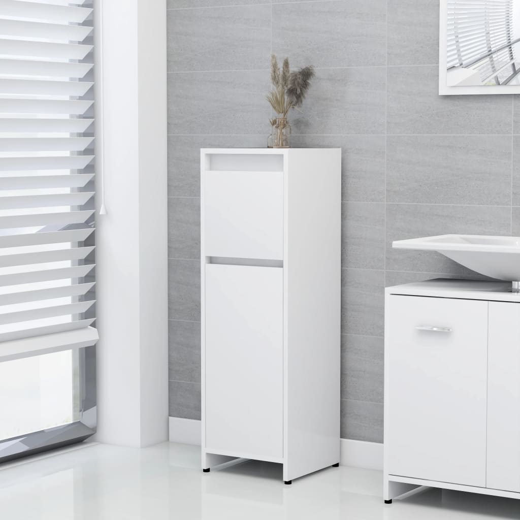 Bathroom Furniture Set Engineered Wood Medium