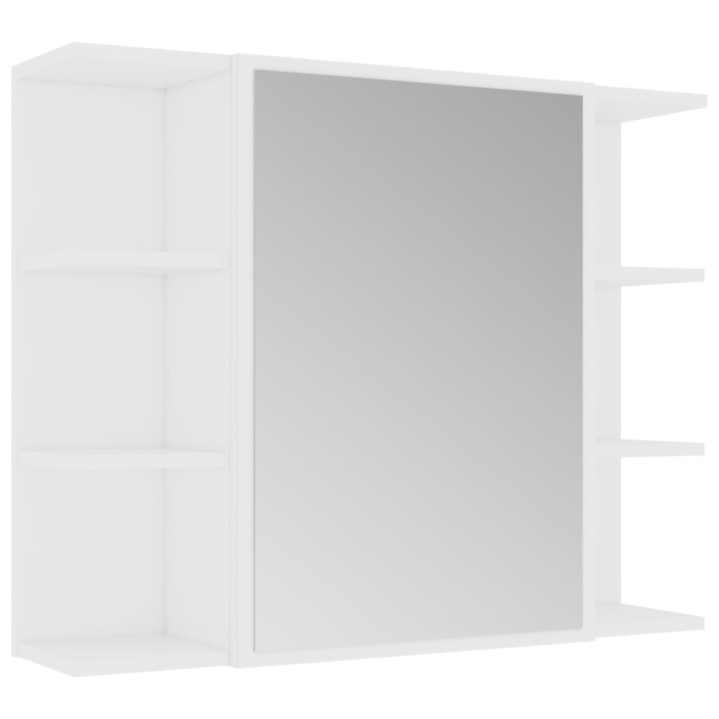 Bathroom Furniture Set Engineered Wood Medium