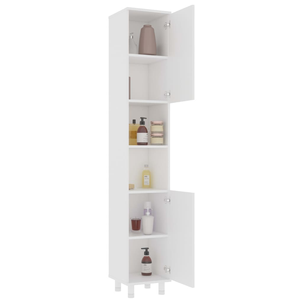 Bathroom Furniture Set Engineered Wood Medium