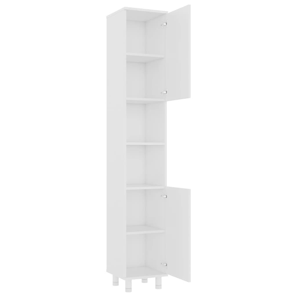 Bathroom Furniture Set Engineered Wood Medium
