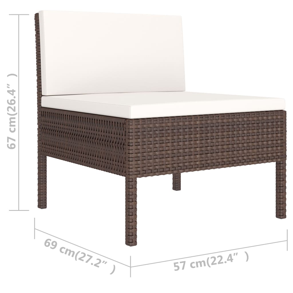 Patio Furniture Set Pe Rattan Large Modular