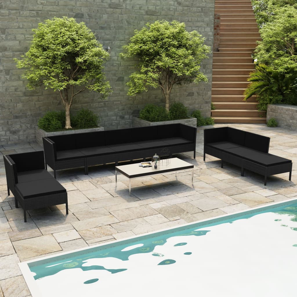 Patio Furniture Set Pe Rattan Large Modular