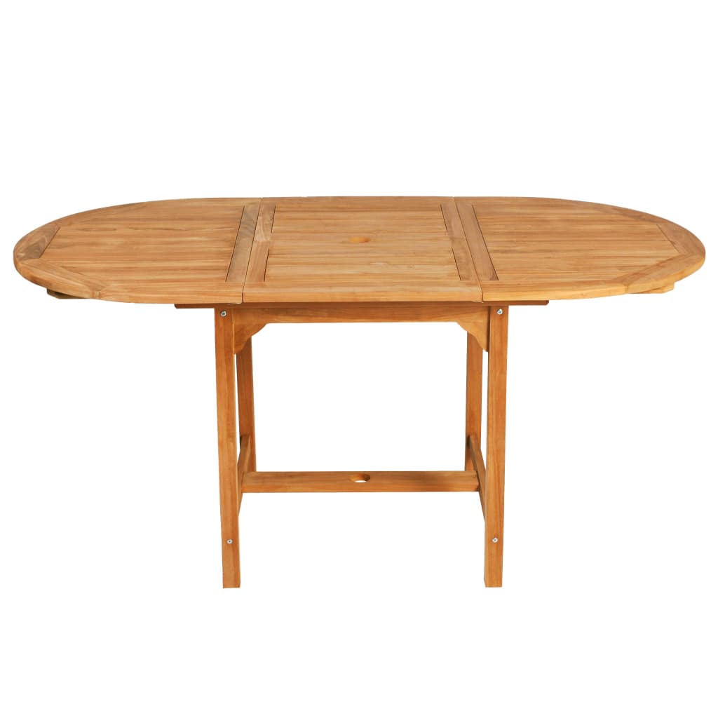 5 Piece Patio Dining Set Solid Teak Wood