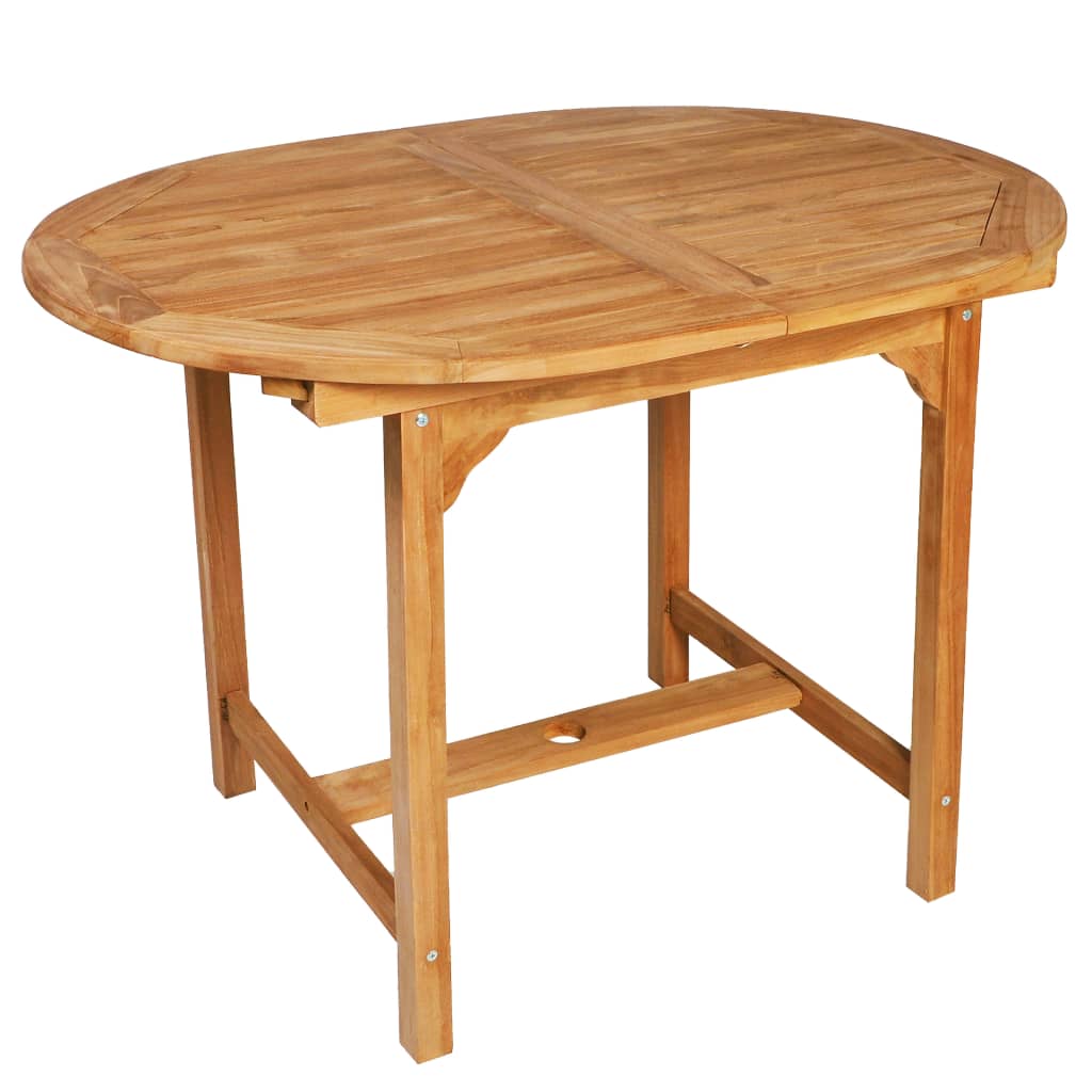 5 Piece Patio Dining Set Solid Teak Wood