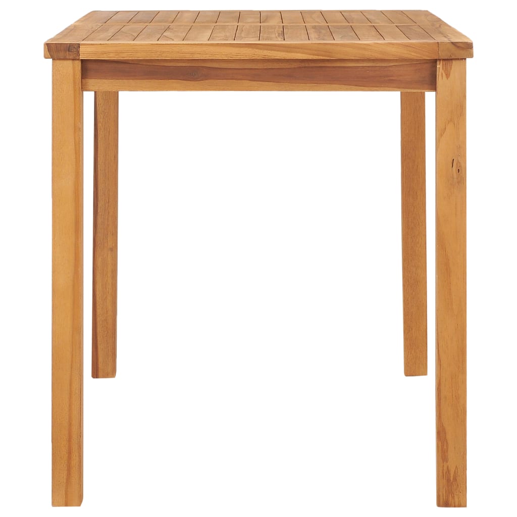 5 Piece Patio Dining Set Solid Teak Wood