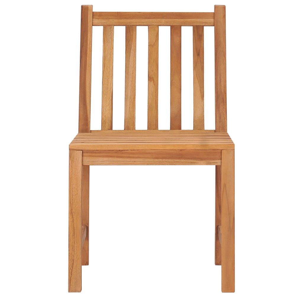 5 Piece Patio Dining Set Solid Teak Wood