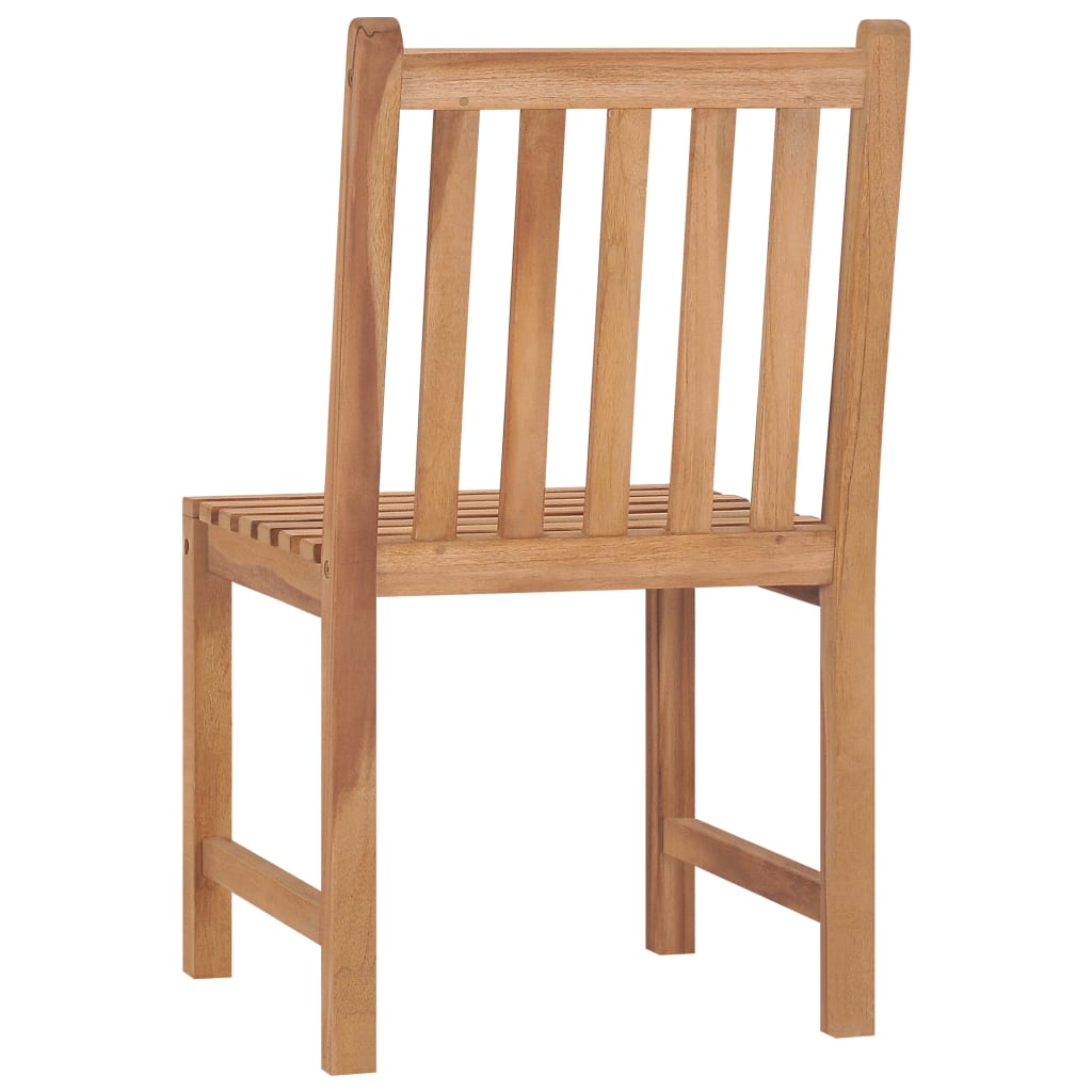 5 Piece Patio Dining Set Solid Teak Wood