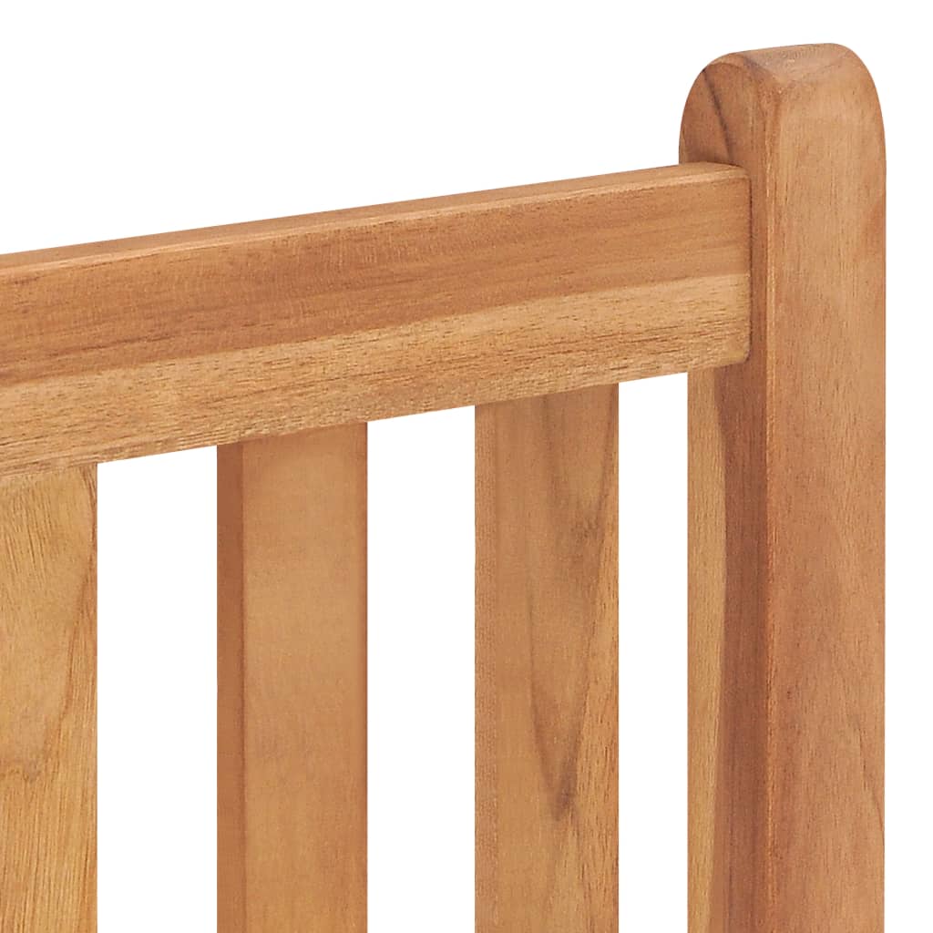 5 Piece Patio Dining Set Solid Teak Wood