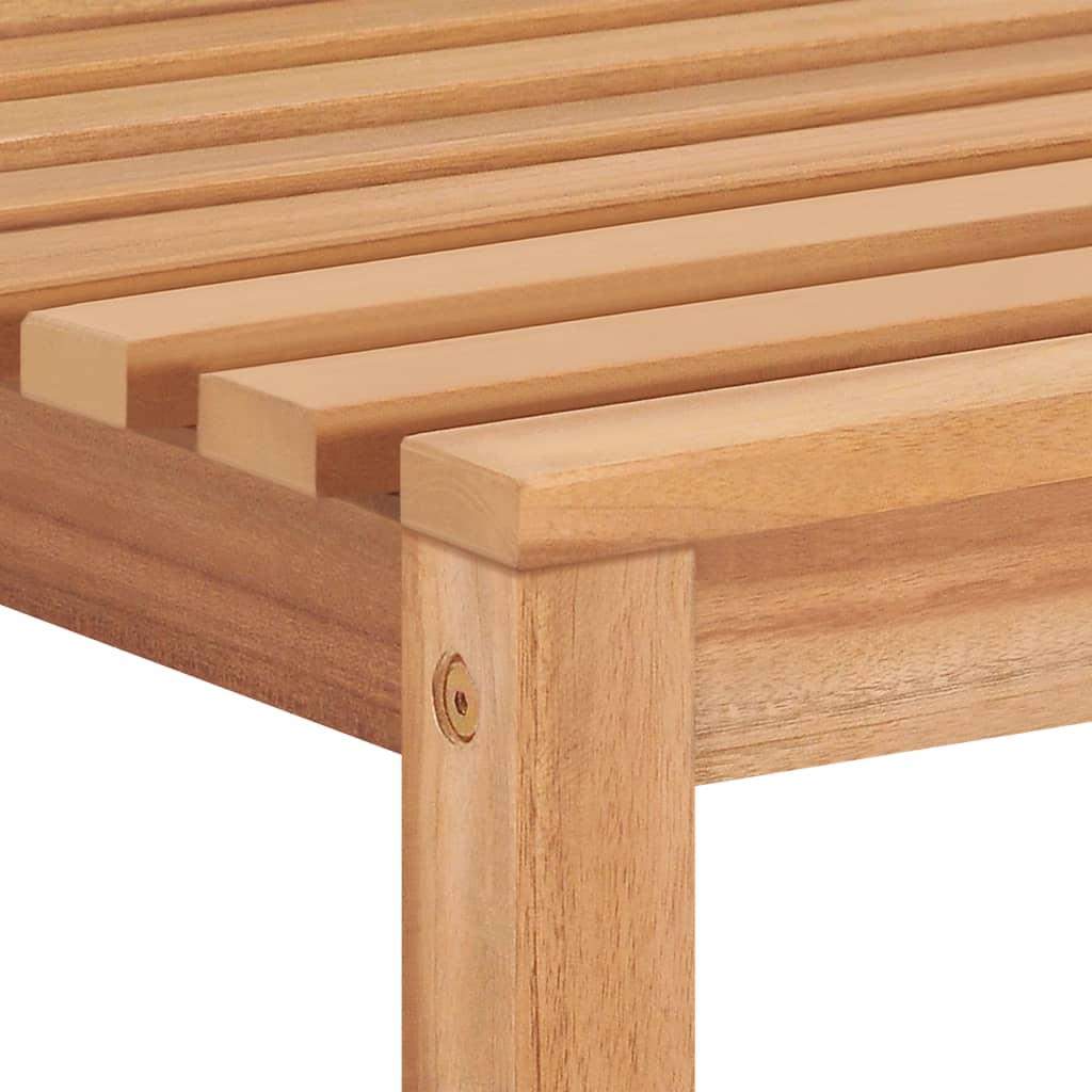 5 Piece Patio Dining Set Solid Teak Wood