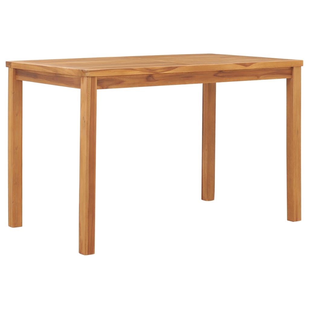 5 Piece Patio Dining Set Solid Teak Wood