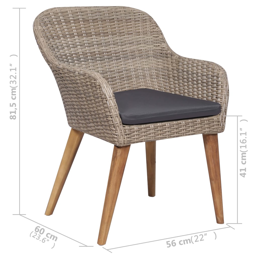 5 Piece Patio Dining Set