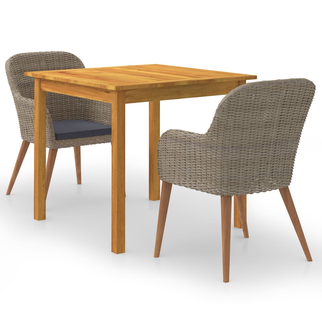 3 Piece Patio Dining Set