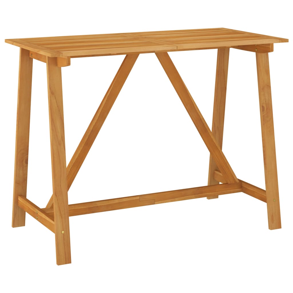 Garden Bar Set Solid Acacia Wood Medium Durable