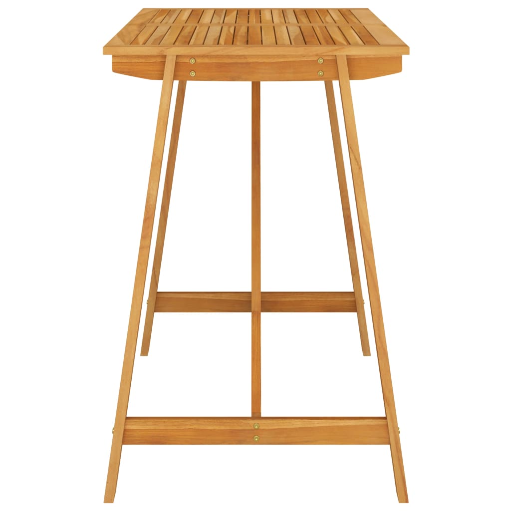 Garden Bar Set Solid Acacia Wood Medium Durable