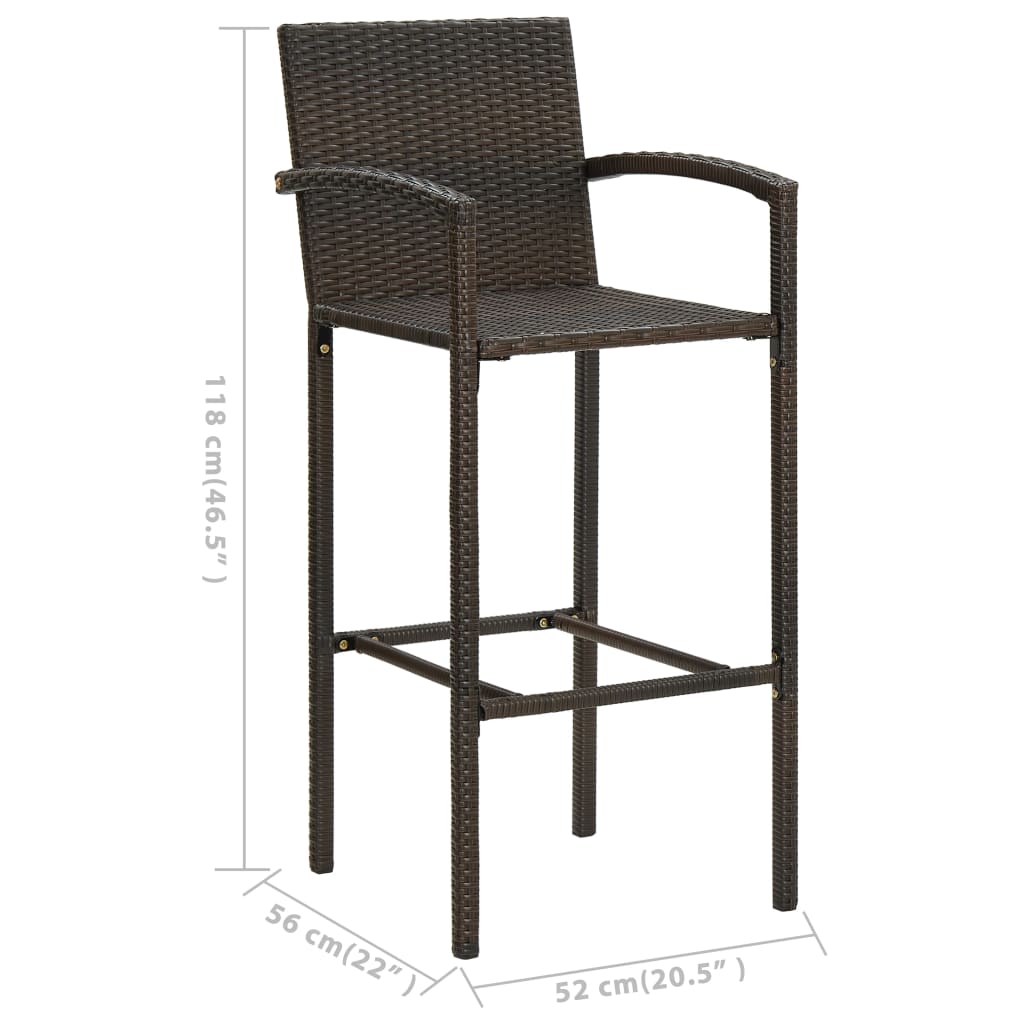 Garden Bar Set Solid Acacia Wood Medium Durable