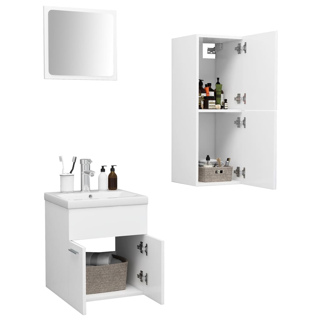 Bathroom Furniture Set Engineered Wood Bathroom Furniture Set