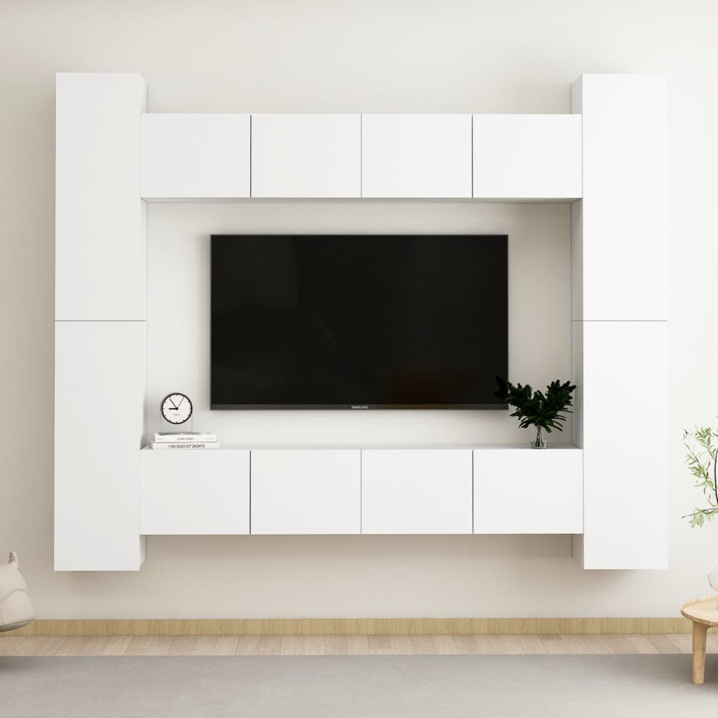 Tv Cabinet Engineered Wood Modern Tv Stand Hifi Cabinet