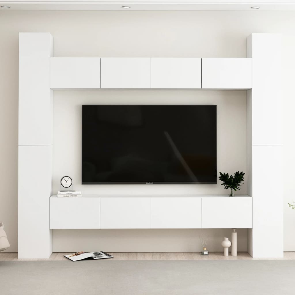 Tv Cabinet Engineered Wood Modern Tv Stand Hifi Cabinet